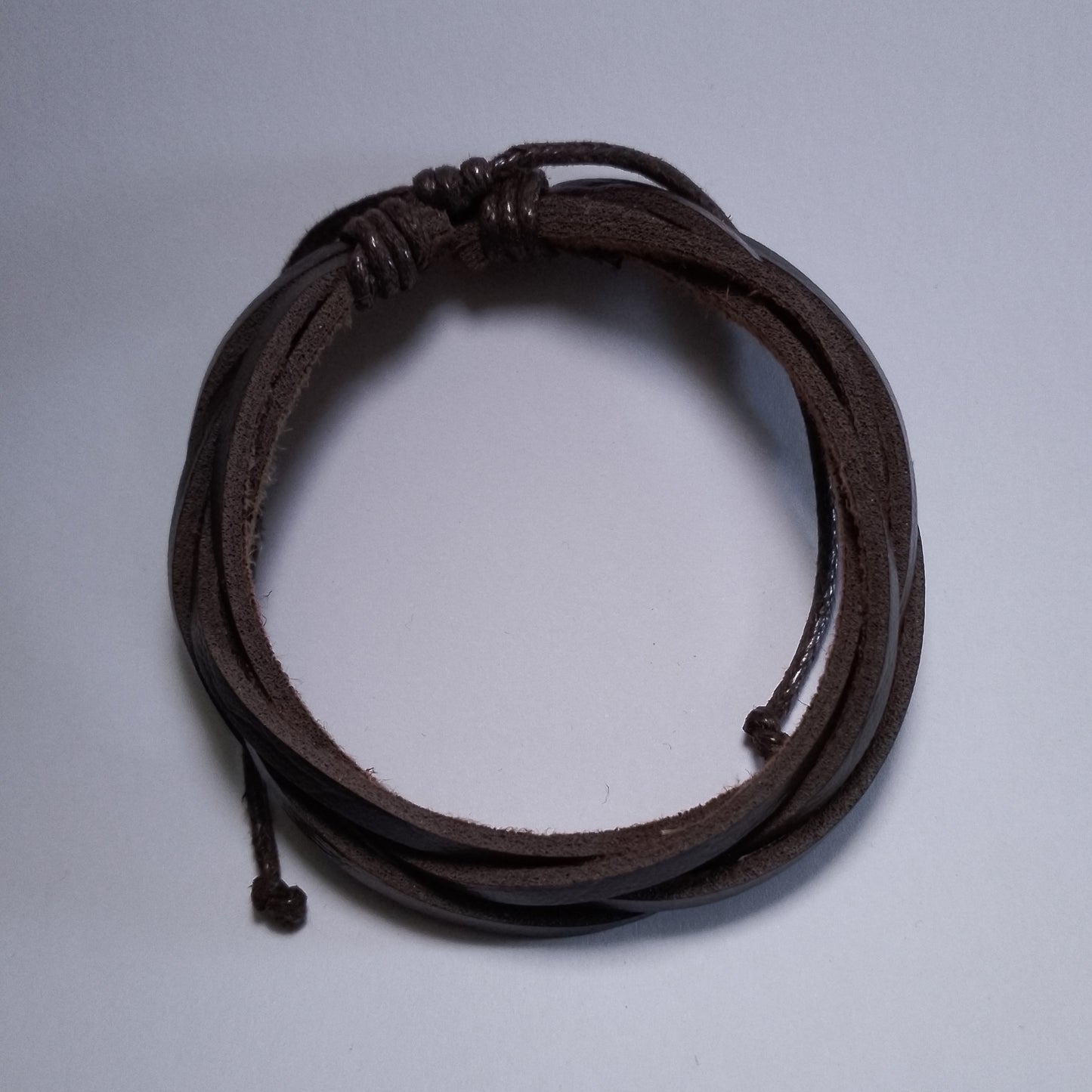 Trendy brown leather cord bracelet, perfect gift for him in Kenya