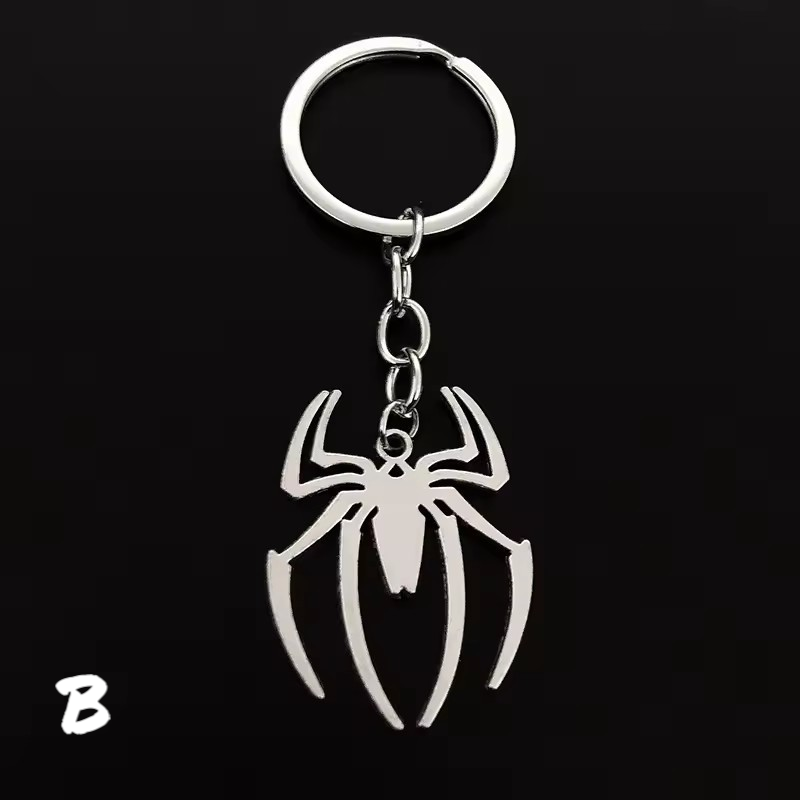 Spider silver metal key holder with a cool, unique and elegant design sold by grown man shop kenya